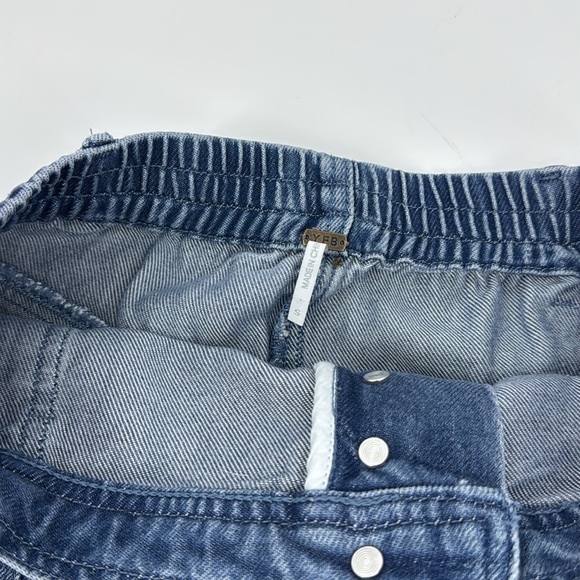 YOUNG FABULOUS & BROKE Women’s High-Waisted Denim Maxi Skirt Size Small NWOT - Picture 9 of 15